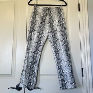 NATIVE DAUGHTERS snakeskin pants